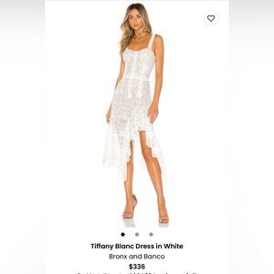 White lace dress Bronx and banco